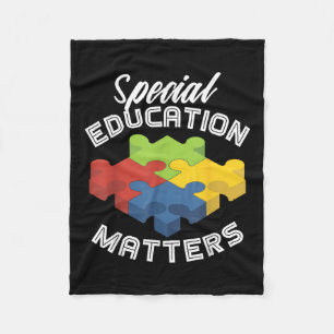 Speciell utbildning S Autism Awareness S Fleecefilt