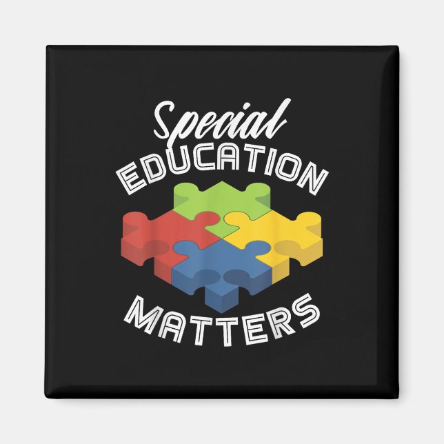 Speciell utbildning S Autism Awareness S Magnet (Framsidan)