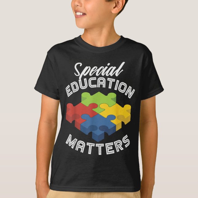 Speciell utbildning S Autism Awareness S T Shirt (Framsida)