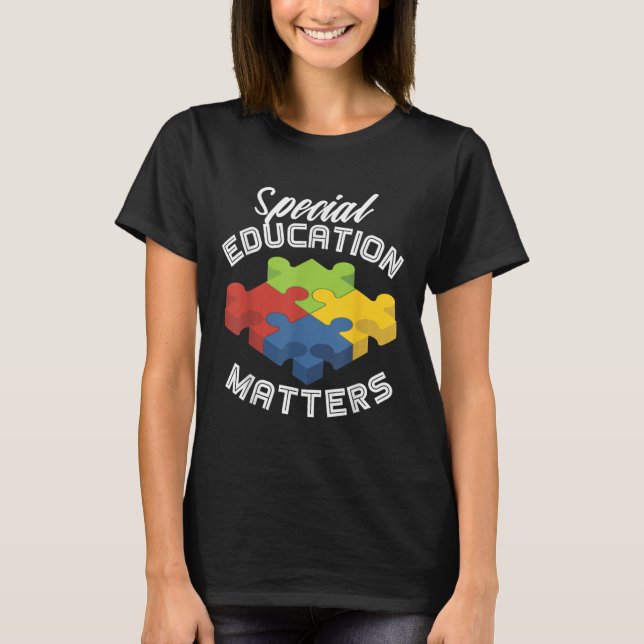 Speciell utbildning S Autism Awareness S T Shirt (Framsida)