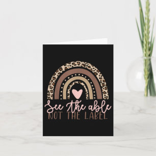 Speciell utbildning Se förödelsen inte märkt Leopa Kort