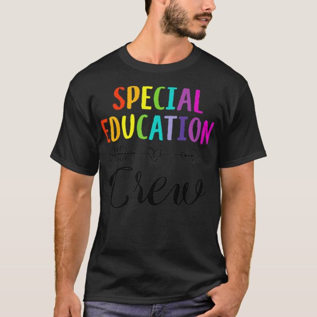 Speciell utbildningsbesättning Funny Back to schoo T Shirt (Framsida)