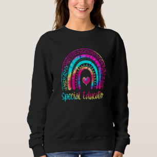 Speciell utbildningsbesättning Tie Dye Regnbåge Sp T Shirt