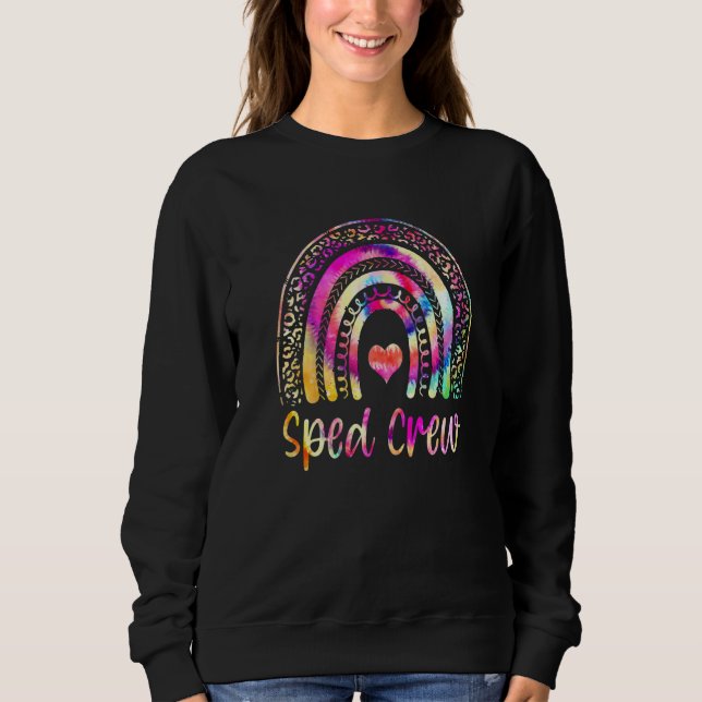 Speciell utbildningsbesättning Tie Dye Sped-squad  T Shirt (Framsida)