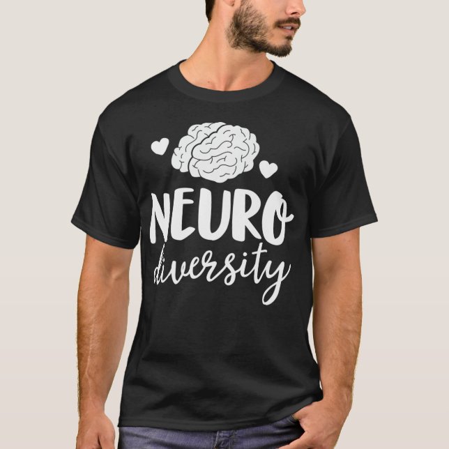 Speciell utbildningslärare i neurodiversity Brain  T Shirt (Framsida)