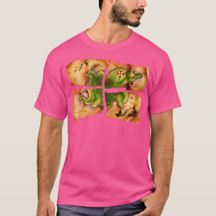 Speciell utgåva för Monkey Island Fyra Delara Kart T Shirt