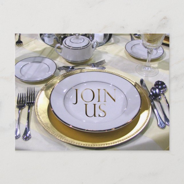 Speciell vykortsinbjudan för händelse inbjudan vykort (Framsida)