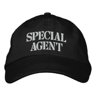 "SPECIELLA AGENT" EMBROIDERED CAP BRODERAD KEPS