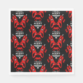 Speciella Agent Kid Pappersservett