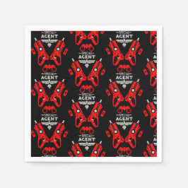 Speciella Agent Kid Pappersservett