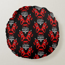 Speciella Agent Kid Rund Kudde