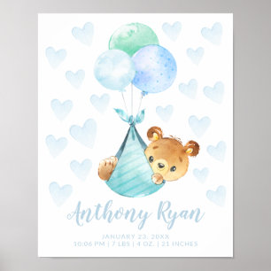 Speciella Baby-stationer för leveransstork Poster