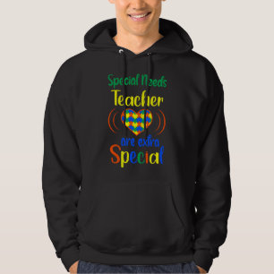 Speciella behov Lärare Autism-medvetenhet Hoodie