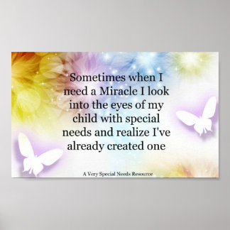 Speciella behov Poster Miracle Butterfly