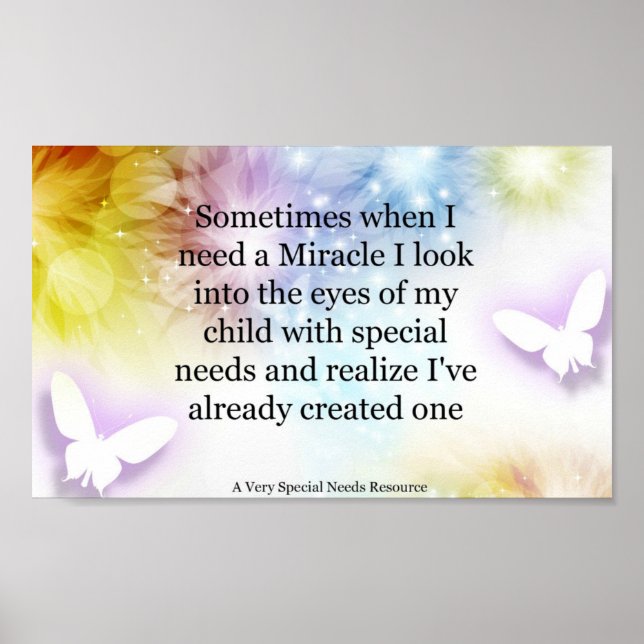 Speciella behov Poster Miracle Butterfly (Framsidan)