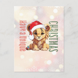 Speciella behov | Unik jul | Lejon kur Vykort