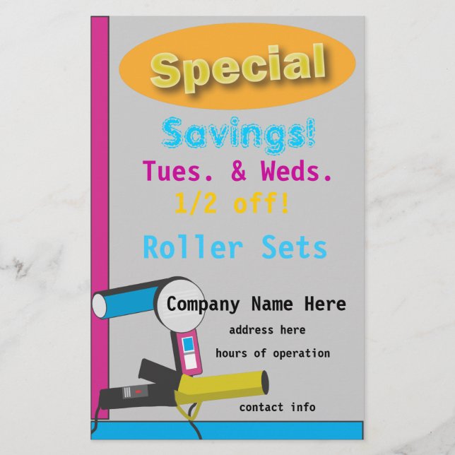 Speciella besparingar! flygblad (Framsidan)