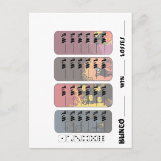 Speciella Bunco Post Card Inbjudan