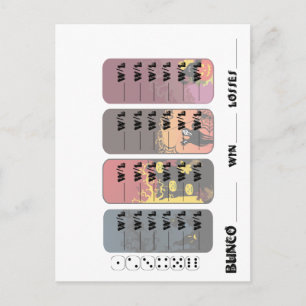 Speciella Bunco Post Card Inbjudan Vykort