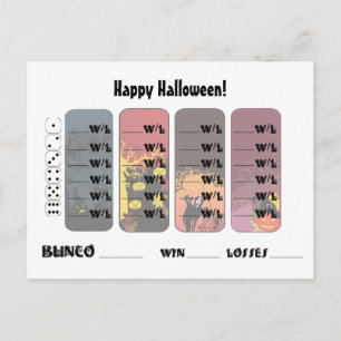 Speciella Bunco Post Card Inbjudan Vykort