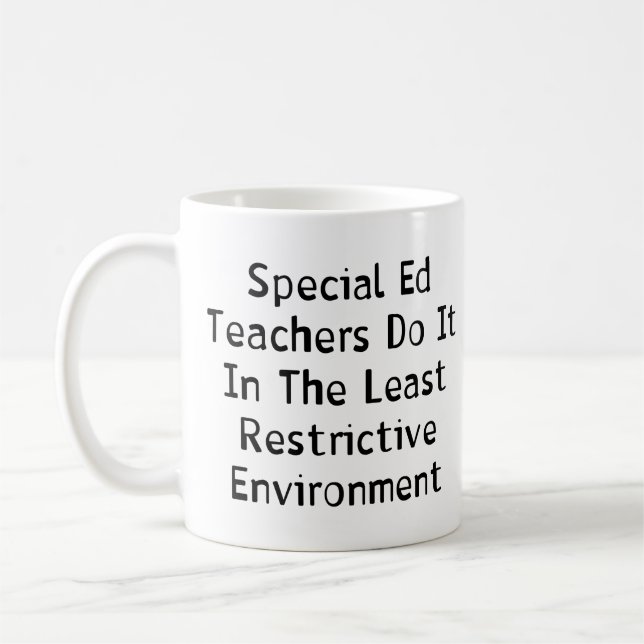 Speciella Ed lärare Kaffemugg (Vänster)