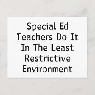 Speciella Ed Teacher Vykort