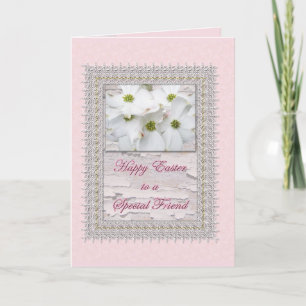 Speciella Friend Påsk Blommar Dogwood-Blommar Helgkort
