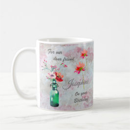 Speciella frienddjurets födelsedagskaffe eller tea kaffemugg