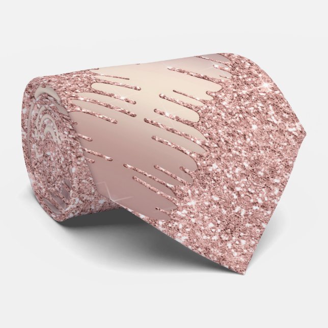 Speciella halsen Tie -  Glitter-drivrutiner Ro Gul Slips (Rullad)