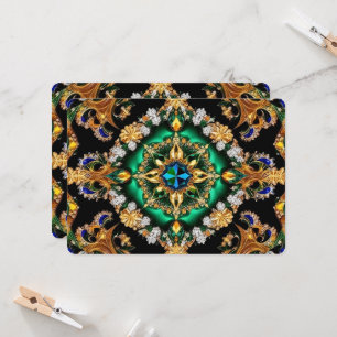 Speciella inbjudningar med brasiliansk Färg-design