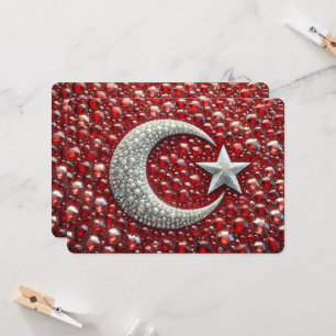 Speciella inbjudningar med turkiskt mönster