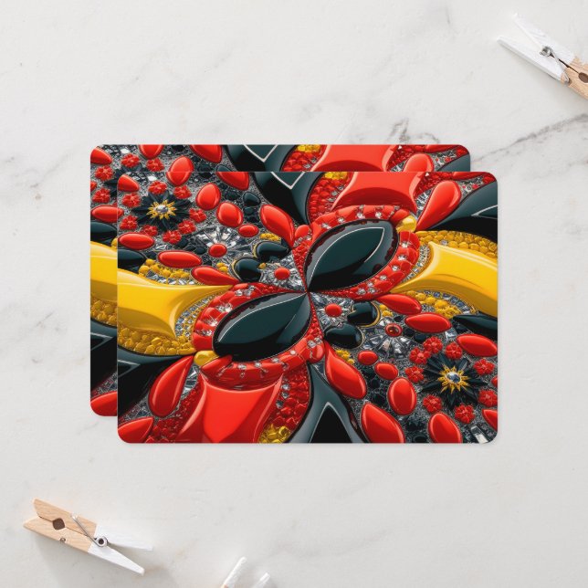 Speciella inbjudningar med Tyskland design (Fram/Back In Situ)