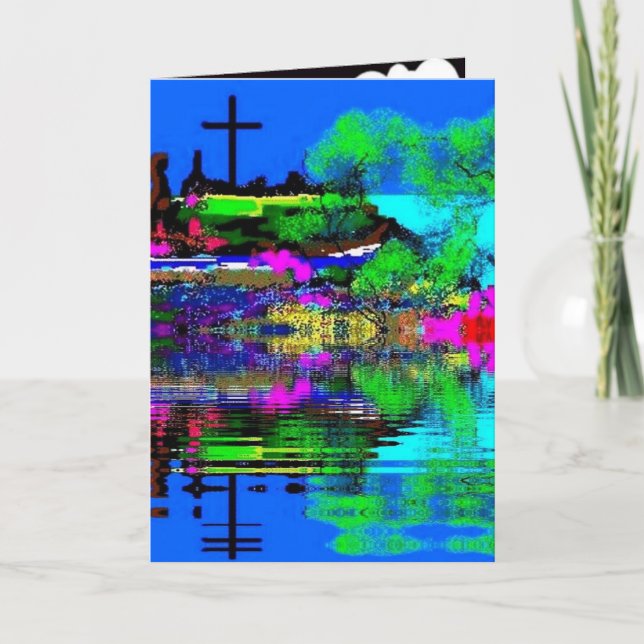 Speciella julhälsningskort helgkort (Framsida)