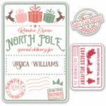 Speciella jultomtebarn namn klistermärken<br><div class="desc">Foto på speciella jultomte</div>