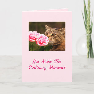 Speciella Kat Magic Valentine Day Helgkort