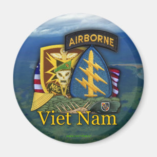 speciella krafter grönt berets macv sog nam magnet