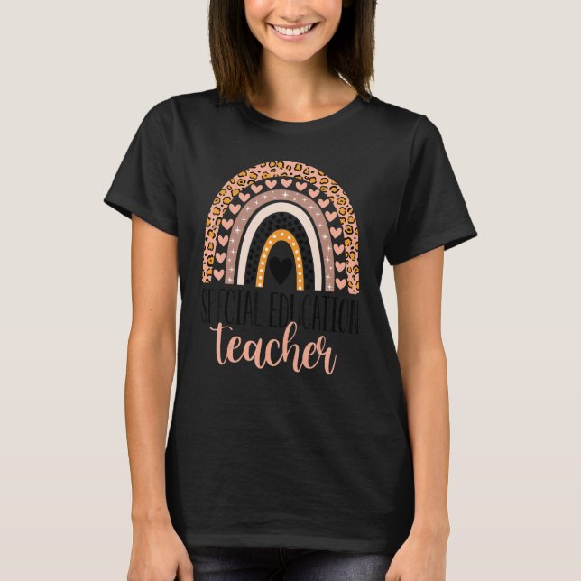 Speciella lärare Girls Boys tillbaka till Schoo T Shirt (Framsida)