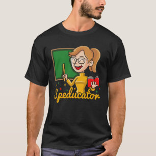 Speciella lärare i pedagogiska högtalare SPED Lära T Shirt