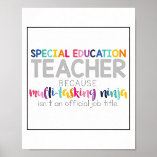 Speciella lärare Poster
