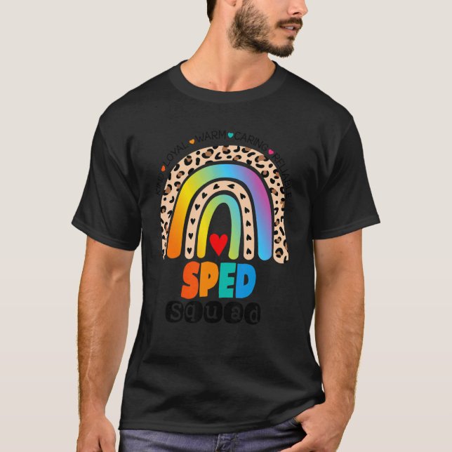 Speciella lärare SPED Speciell Ed Crew SPE T Shirt (Framsida)