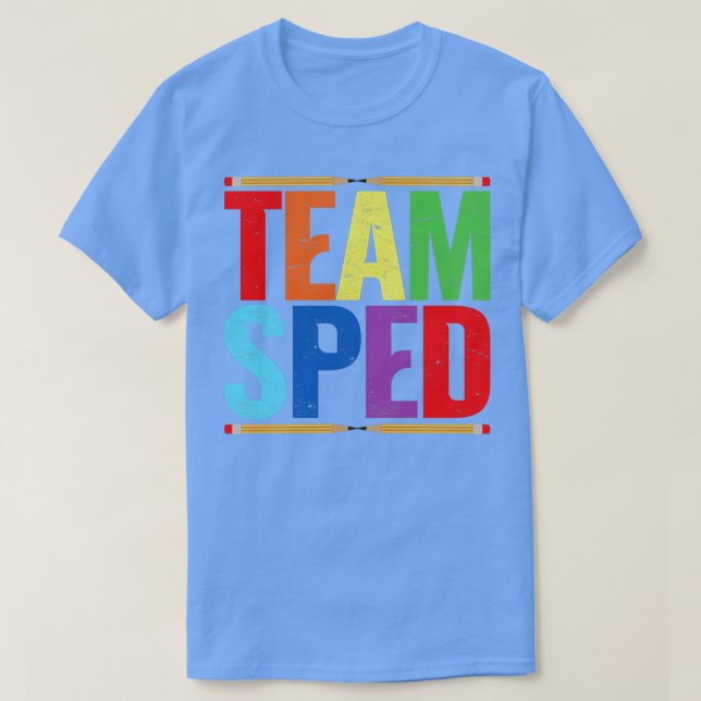 Speciella lärarteamet Sped T Shirt (Design framsida)