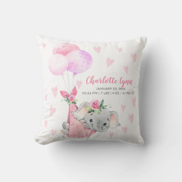 Speciella leveransprogram för elefant-babyskor kudde