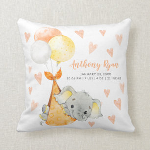 Speciella leveransprogram för elefant-babyskor kudde