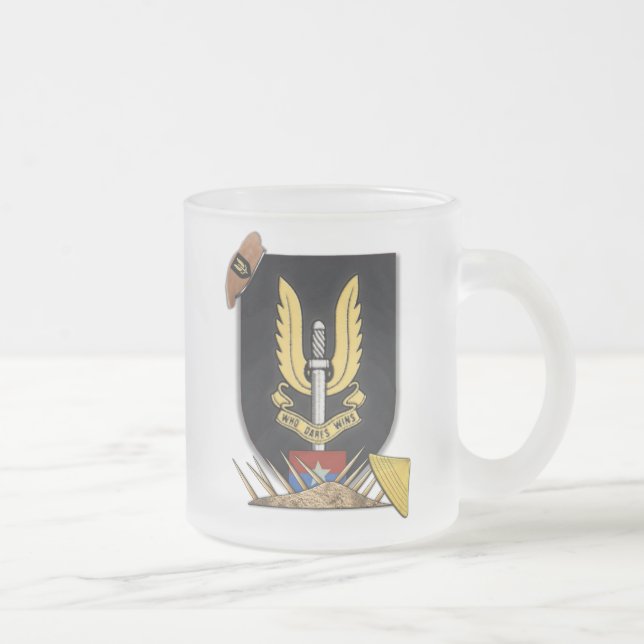Speciella Luft Service SAS vietnam krig frosty Mug Frostad Glasmugg (Höger)
