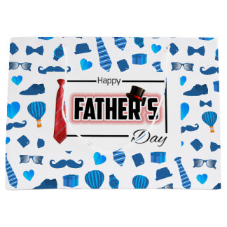 Speciella Lycklig Fars dag-gåvblått