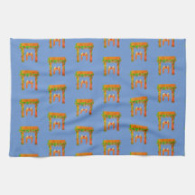 speciella Lycklig Sukkot Kitchen Towel