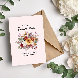 Speciella Mamma-födelsedagskort Helgkort