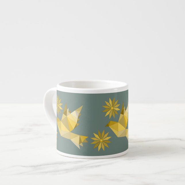 SPECIELLA MUGG FÖR FÅGELSKA ÄLSKARE ESPRESSOMUGG (Framsida vänster)