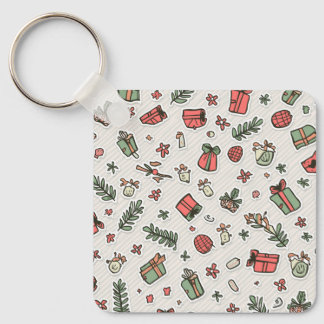 speciella nyckelkedjor för jultomadagen. nyckelring