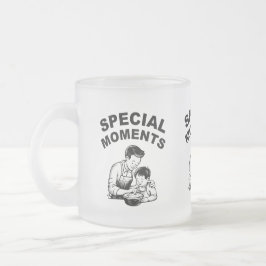 Speciella ögonblick Fars dag Frostad Glas Mugg
